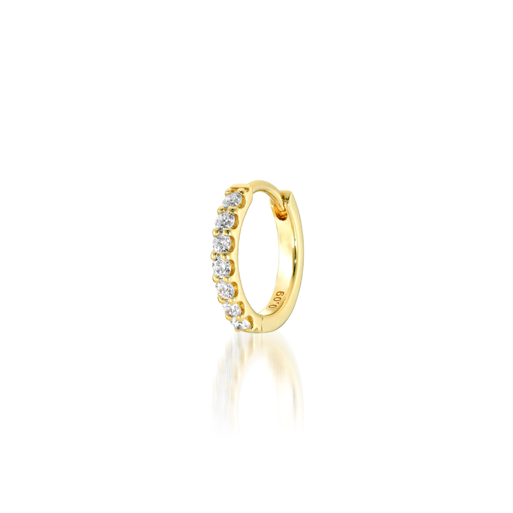 DIAMOND CLICK HOOP PIERCED EARRING | STAR JEWELRY台灣-日本首席時尚