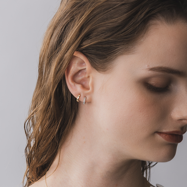 DIAMOND CLIP EARRINGS