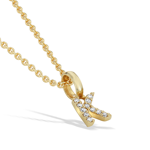 DIAMOND INITIAL CHARM (K)