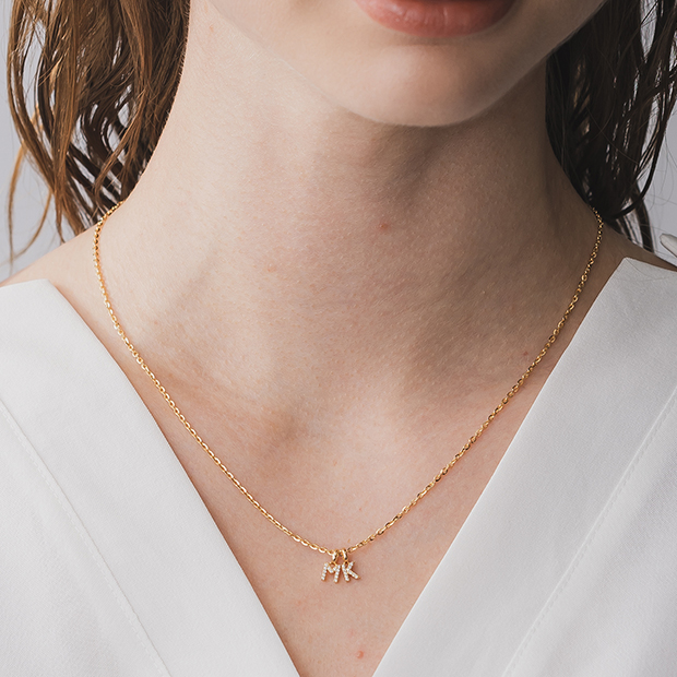 DIAMOND INITIAL CHARM (K)