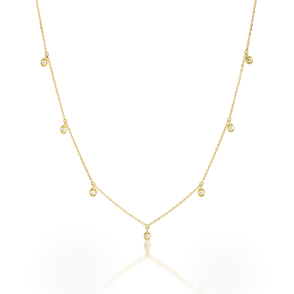 DIAMOND STATION NECKLACE