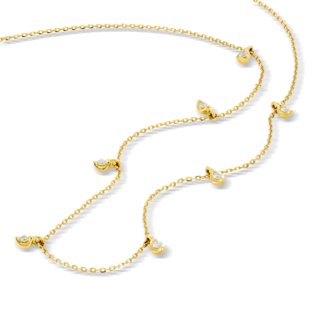 DIAMOND STATION NECKLACE