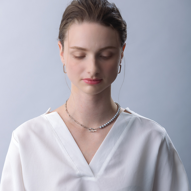 GRAY PEARL LINKS (S)