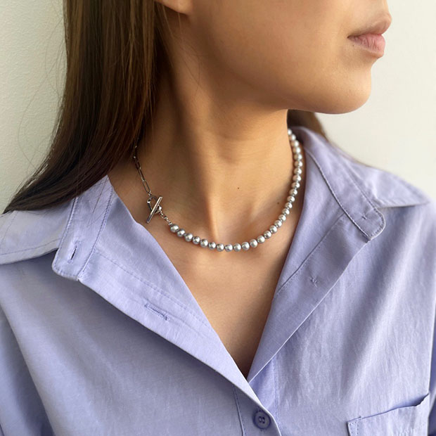 GRAY PEARL LINKS (S)