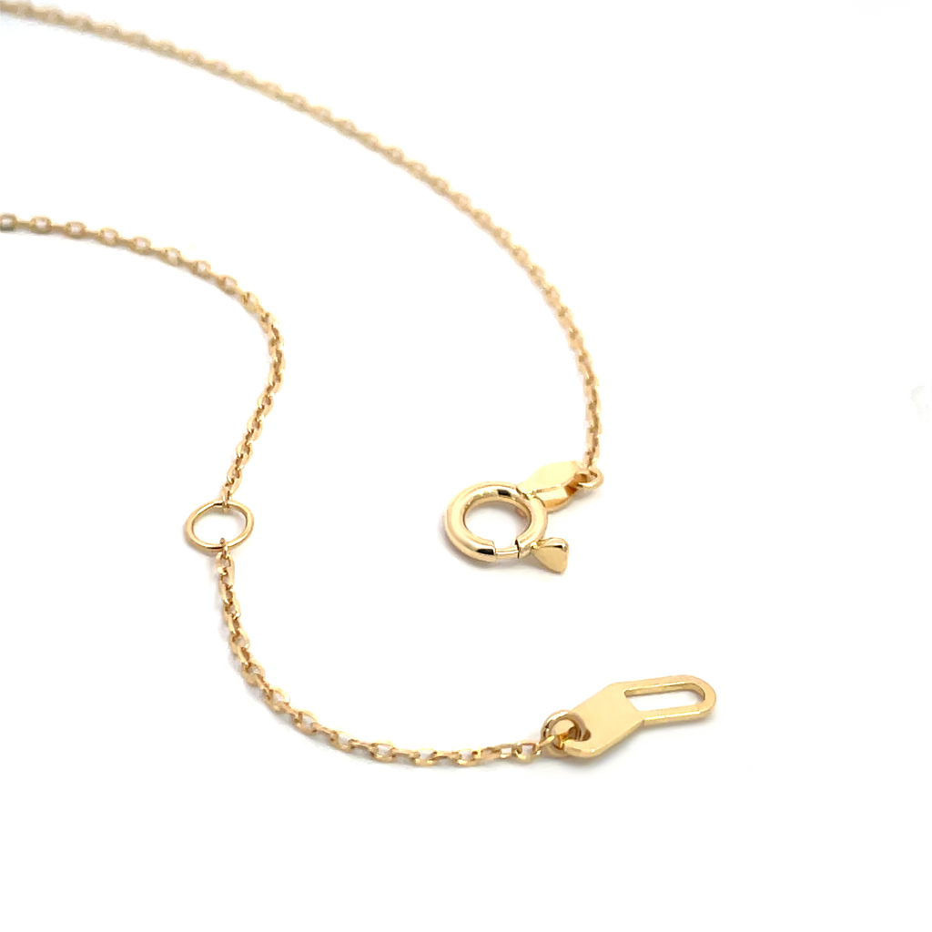 HORSESHOE BLUE SAPPHIRE NECKLACE