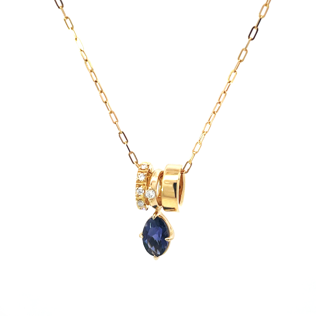 TALISMANIC IOLITE CHARM
