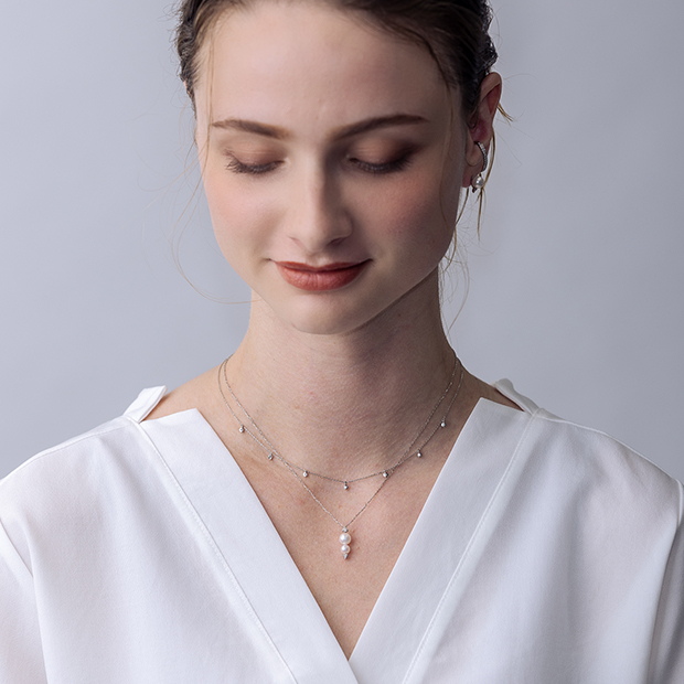 DIAMOND STATION NECKLACE