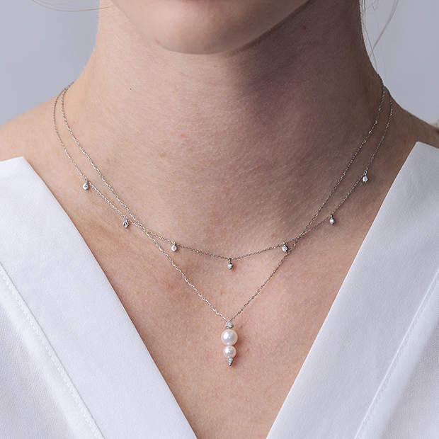 DIAMOND STATION NECKLACE