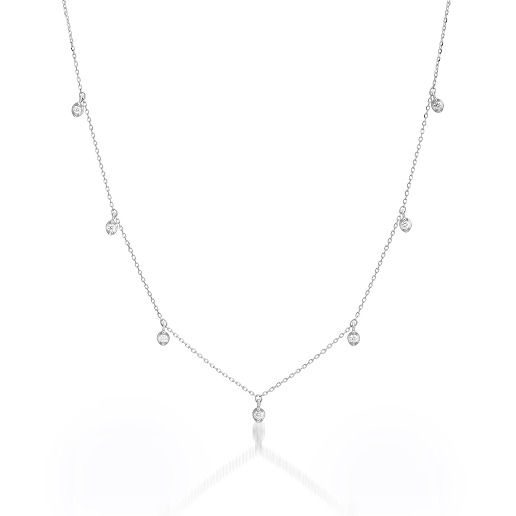 DIAMOND STATION NECKLACE