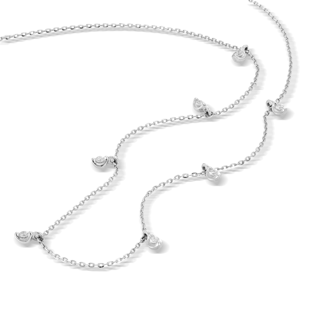 DIAMOND STATION NECKLACE