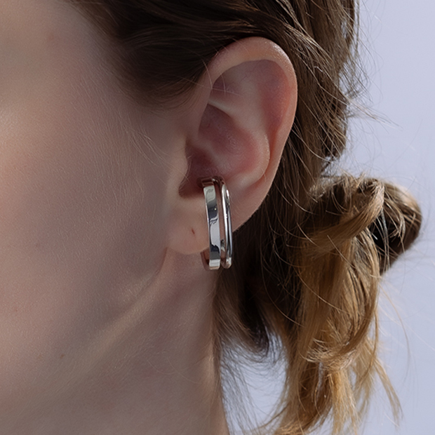 DOUBLE RING EAR CUFF
