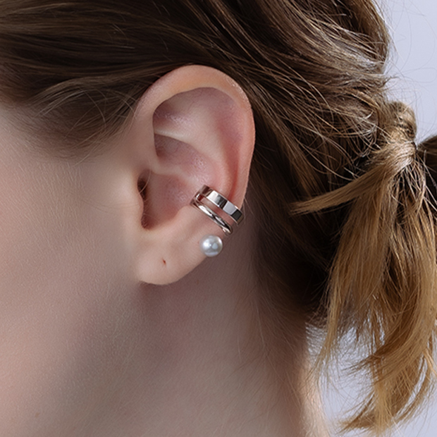 DOUBLE RING EAR CUFF