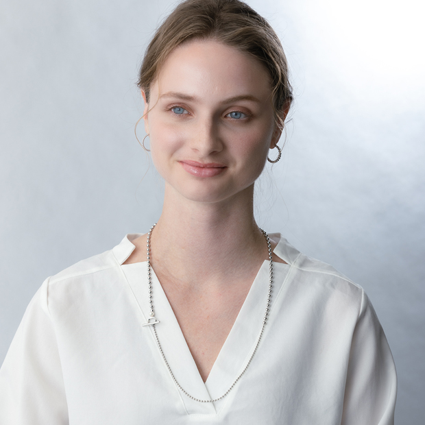 BALL T-BAR NECKLACE