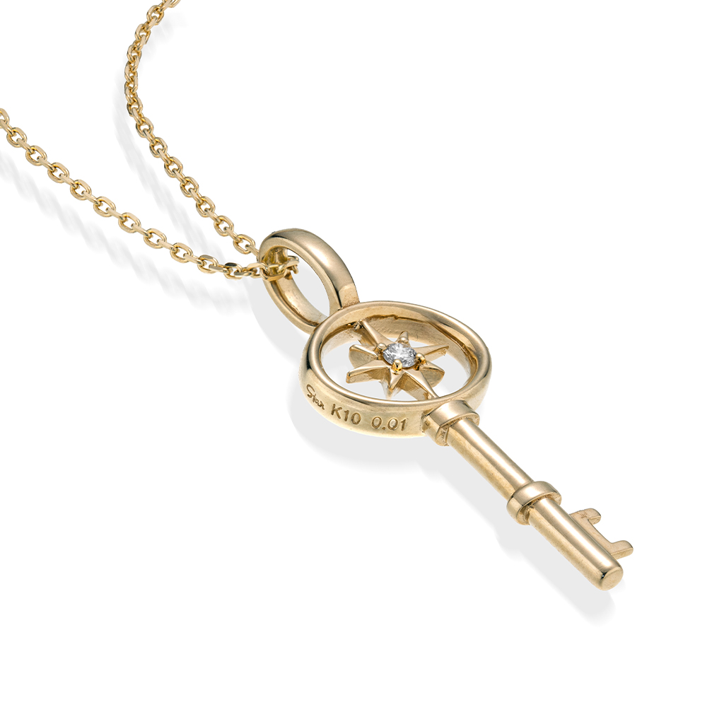 DIAMOND KEY CHARM